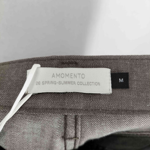 アモーメント amomento 26SS スナップボタン ストレート デニム パンツ メンズ M