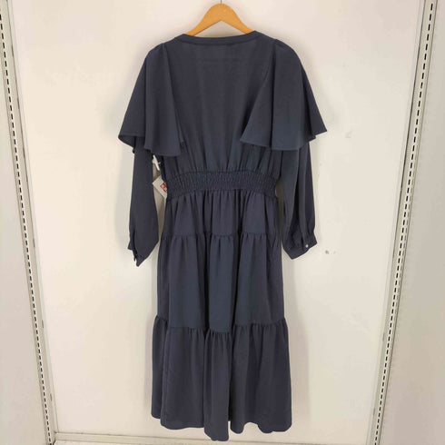 CLETTE ケープスリーブティアードワンピース レディース 3L
