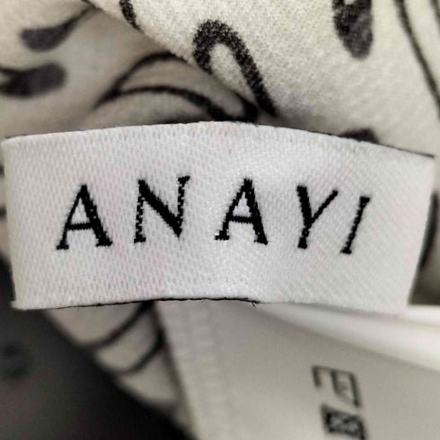 アナイ ANAYI 24AW バレエシューズプリントシャーリング ブラウス レディース JPN:38