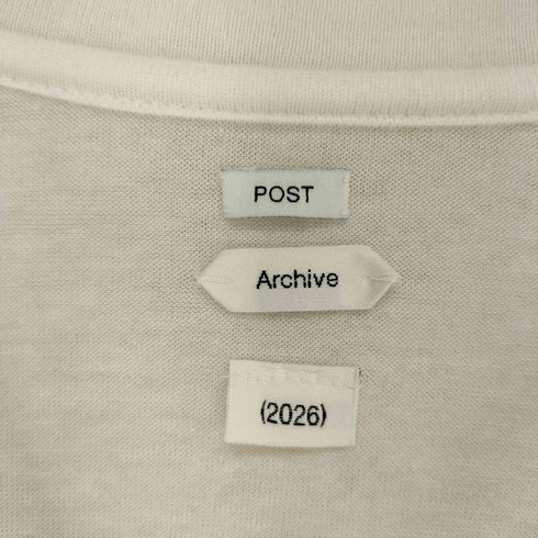 ポストアーカイブファクション POST ARCHIVE FACTION 26SS Drifter Tee ドリフター ティー アシンメトリー 半袖 Tシャツ メンズ M