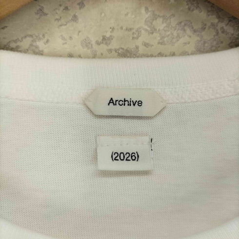 ポストアーカイブファクション POST ARCHIVE FACTION WORK Tee A2 113WH プレーン クルーネック 半袖 Tシャツ メンズ S