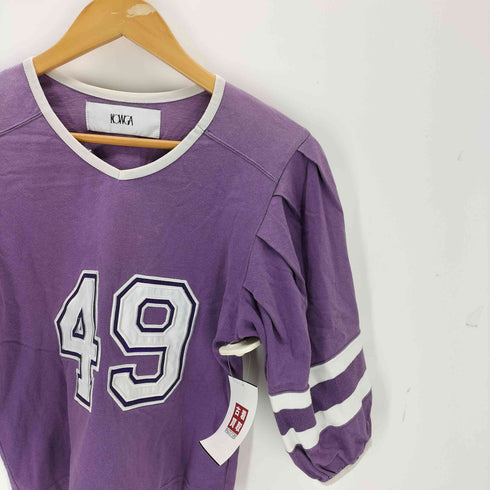コウガ KOWGA FOOTBALL PUFF SLEEVE TEE フットボール 半袖Tシャツ レディース