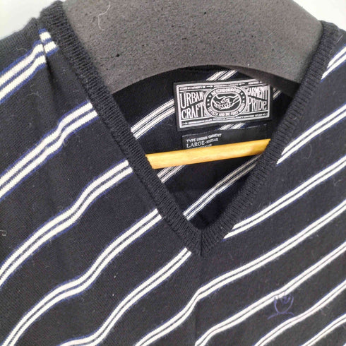 ネイバーフッド NEIGHBORHOOD ストライプ ニット ベスト メンズ import:L