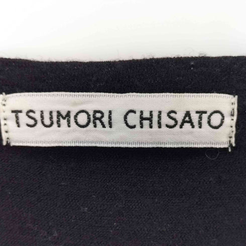 ツモリチサト TSUMORI CHISATO パイル切替 ルーズネック カットソー レディース 2
