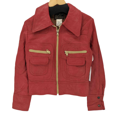 SCHNEIDMAN シュナイトマン SUEDE LEATHER ririジップ レザージャケット レディース 40