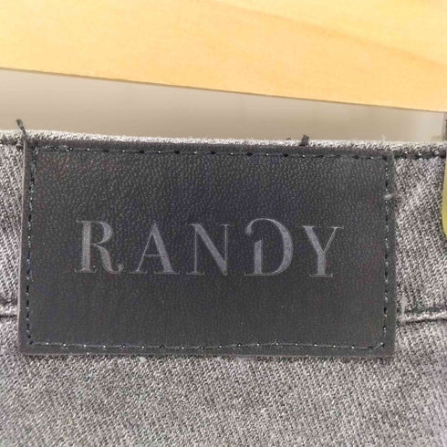 ランディ RANDY アシンメトリーカットアウト デニムスカート レディース JPN:S