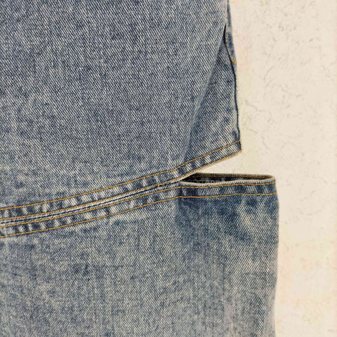 I DIY デザイン レイヤー デニム パンツ レディース M