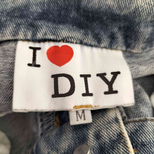 I DIY デザイン レイヤー デニム パンツ レディース M