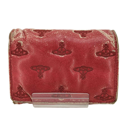 ヴィヴィアンウエストウッド Vivienne Westwood オーブ刺繍 2つ折り 財布 レディース