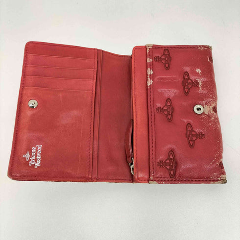 ヴィヴィアンウエストウッド Vivienne Westwood オーブ刺繍 2つ折り 財布 レディース