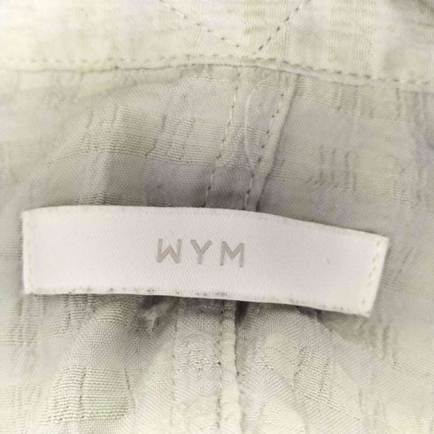 ウィムバイリドム WYM LIDNM RAYON JACQUARD CROPPED SHIRT クロップドシャツ メンズ L