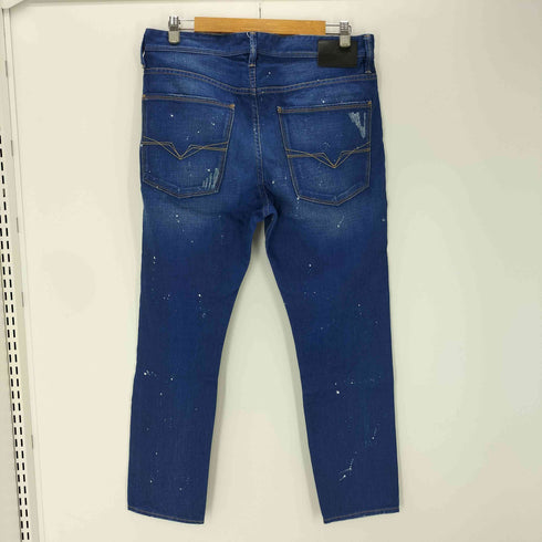 ゲス GUESS ペイント ペンキ ダメージ エイジング 加工 デニム パンツ Y2K メンズ 32