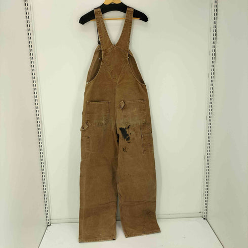 カーハート Carhartt SANDSTONE BIB OVERALL サンドストーン ウオッシュ 加工 ダック 生地 ビブ ダブルニー ペインター オーバーオール ペンキ ペイント グランジ メンズ 34×32