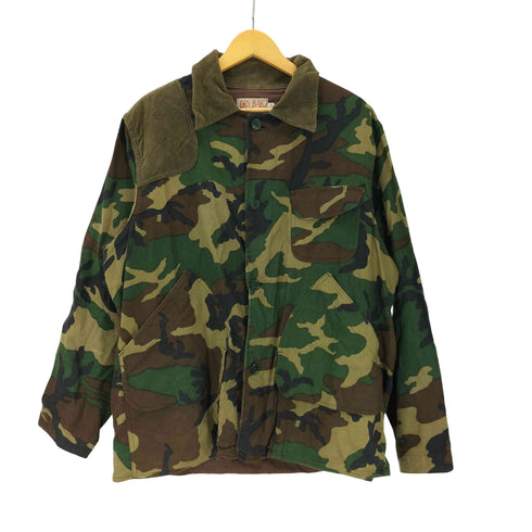 レッドヘッド RED HEAD DRY BAK 80S OLD 迷彩 カモフラ 襟 ガンフラップ コーデュロイ ハンティング ワーク ジャケット メンズ import:L