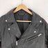 ザラ ZARA レザー ダブルライダース ジャケット メンズ import:M