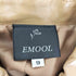 EMOOL エムール pig leather ピッグレザー 豚革 比翼 ステッチ ジャケット レディース 9AR