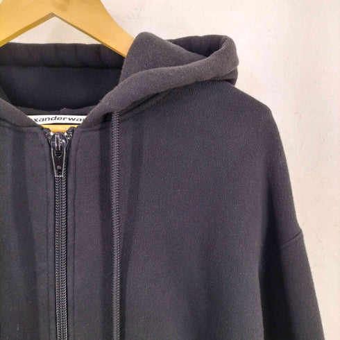 アレキサンダーワン Alexander Wang ジップアップ オーバーサイズ フーデッド パーカー メンズ M