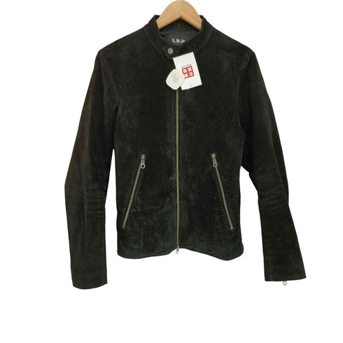 エルエイチピー LHP pig leather ピッグレザー 豚革 スエード ジップジャケット メンズ M