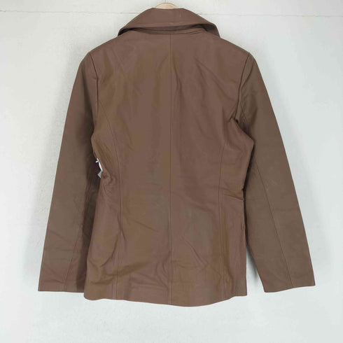 LILA リラ pig leather ピッグレザー 豚革 ハーフ トレンチコート レディース 9