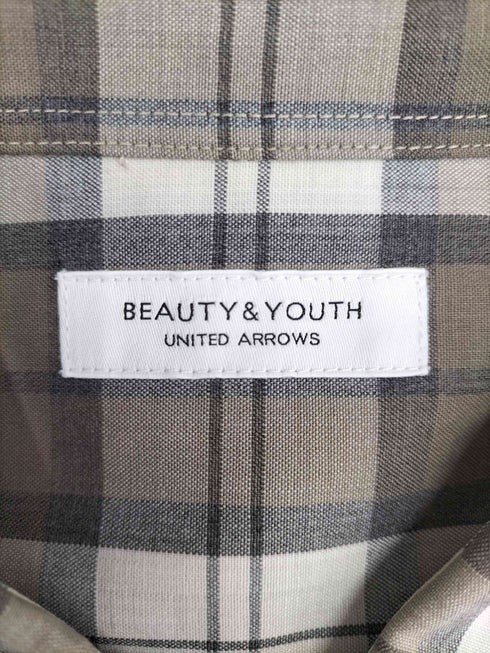 ビューティーアンドユースユナイテッドアローズ BEAUTY & YOUTH UNITED ARROWS テトロンウールチェックシャツ メンズ JPN:M