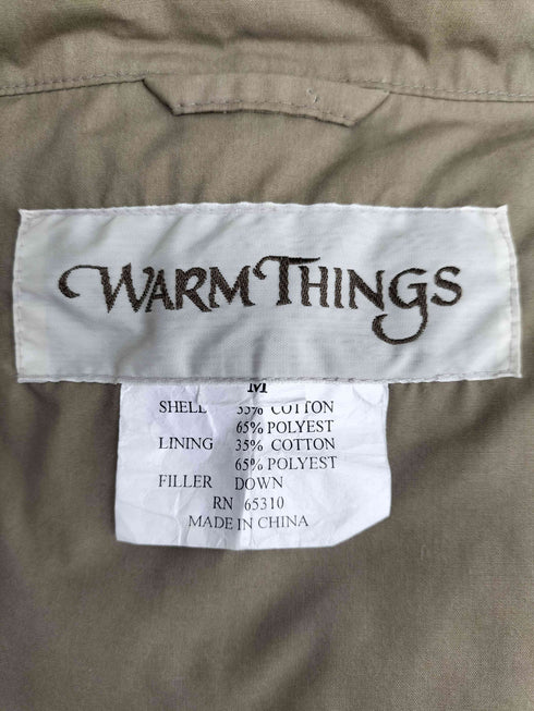 WARM THINGS ダウンベスト メンズ JPN:M