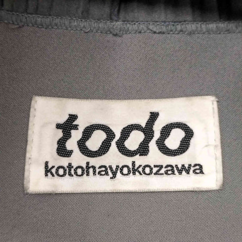 トゥードゥーコトハヨコザワ todo kotoha yokozawa 別注PLEATS BAG プリーツバッグ レディース