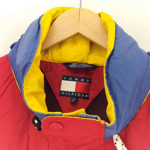 トミーヒルフィガー TOMMY HILFIGER 90s マルチカラー セーリングジャケット メンズ XL