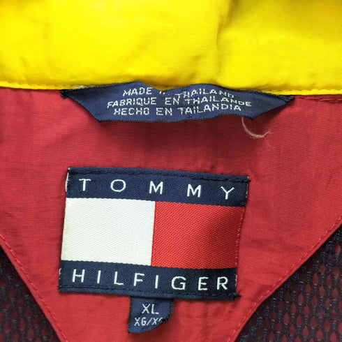 トミーヒルフィガー TOMMY HILFIGER 90s マルチカラー セーリングジャケット メンズ XL