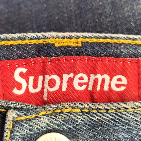 シュプリーム Supreme USA製 SLIM スリム ボタンフライデニムパンツ メンズ 32