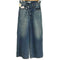 マウジー moussy CROSS WAIST WIDE STRAIGH クロス ウエスト ワイド ストレート デニムパンツ レディース 0