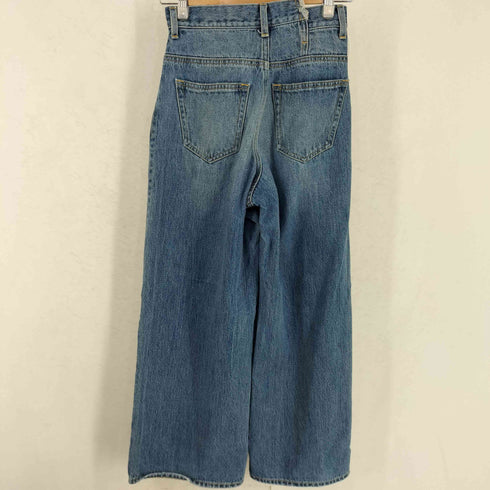 マウジー moussy CROSS WAIST WIDE STRAIGH クロス ウエスト ワイド ストレート デニムパンツ レディース 0