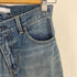 マウジー moussy CROSS WAIST WIDE STRAIGH クロス ウエスト ワイド ストレート デニムパンツ レディース 0