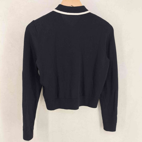 フレッドペリー FRED PERRY ZIP-THROUGH KNITTED SHIRT ジップスルー ニット カーディガン レディース UK10