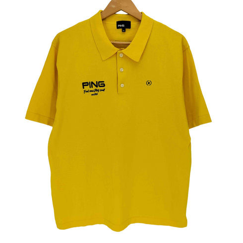 ピン ping 25SS ドライミックス半袖ニットポロシャツ メンズ LL