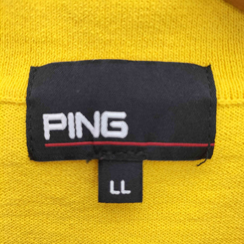 ピン ping 25SS ドライミックス半袖ニットポロシャツ メンズ LL