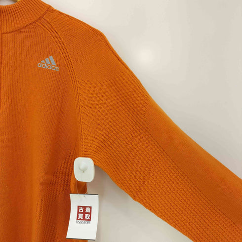 アディダス adidas 00s パフォーマンスロゴ刺繍 アクリルウール ハーフジップ 長袖ニット メンズ 0/XG