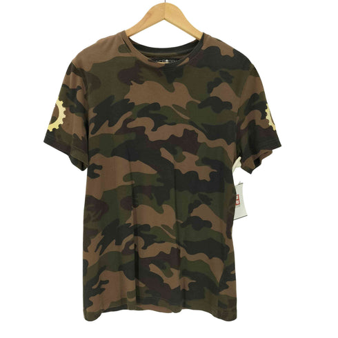 ハイドロゲン HYDROGEN 迷彩 カモフラ イタリア国旗 Tシャツ メンズ import:S
