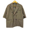 クレイル CLEL Back Brushed TR Double Breasted Short Sleeve Tailored Jacket バックブラッシュドTR ダブルブレスト半袖テーラードジャケット レディース JPN:S
