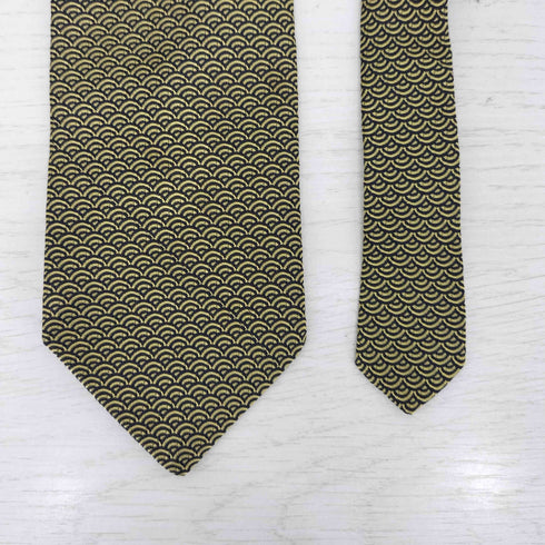 ブルックスブラザーズ 346 BROOKS BROTHERS USA製 青海波 PURE SILK ネクタイ メンズ