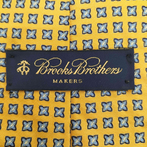 ブルックスブラザーズ BROOKS BROTHERS MAKERS USA製 小紋柄 PURE SILK ネクタイ メンズ