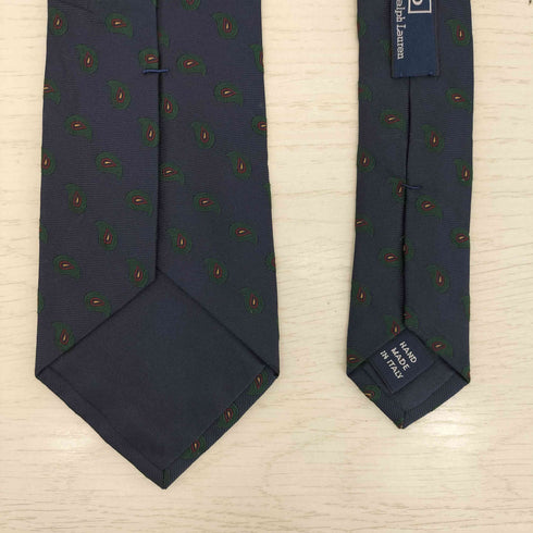 ポロバイラルフローレン Polo by RALPH LAUREN イタリア製 HANDMADE ペイズリーシルクネクタイ メンズ