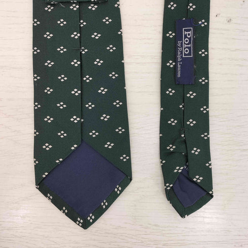 ポロバイラルフローレン Polo by RALPH LAUREN イタリア製 小紋柄 HANDMADE シルクネクタイ メンズ