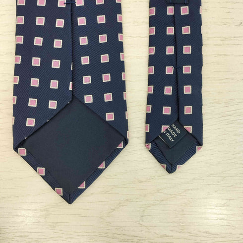 ポロバイラルフローレン Polo by RALPH LAUREN イタリア製 スクエアドット HANDMADE シルクネクタイ メンズ