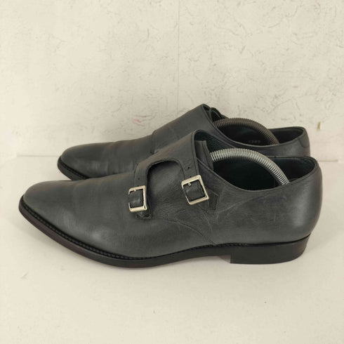 factory outlet ダブルモンク レザーシューズ メンズ JPN:26.5