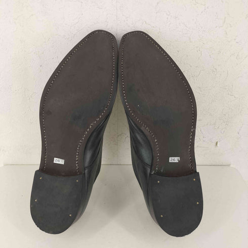 factory outlet ダブルモンク レザーシューズ メンズ JPN:26.5