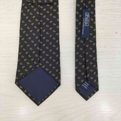 ポロバイラルフローレン Polo by RALPH LAUREN イタリア製 ペイズリー HANDMADE シルクネクタイ メンズ