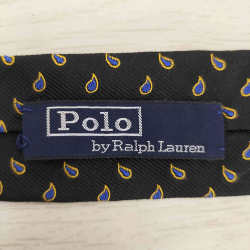 ポロバイラルフローレン Polo by RALPH LAUREN イタリア製 ペイズリー HANDMADE シルクネクタイ メンズ