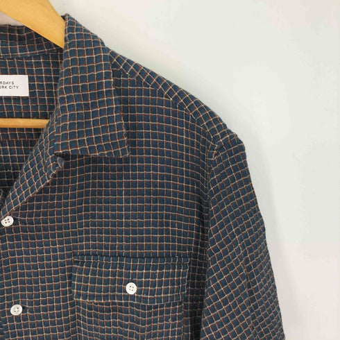 サタデーズニューヨークシティ Saturdays NYC Hester Palaka Shirt オープンカラーシャツ メンズ JPN:L