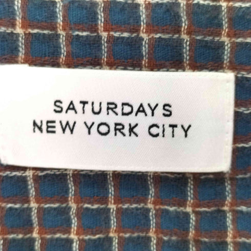 サタデーズニューヨークシティ Saturdays NYC Hester Palaka Shirt オープンカラーシャツ メンズ JPN:L