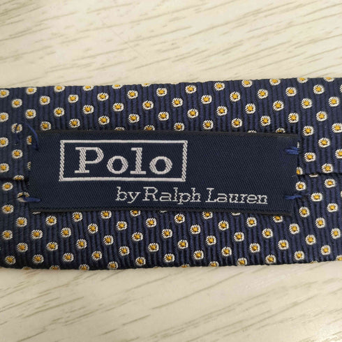 ポロバイラルフローレン Polo by RALPH LAUREN イタリア製 ドット HANDMADE シルクネクタイ メンズ